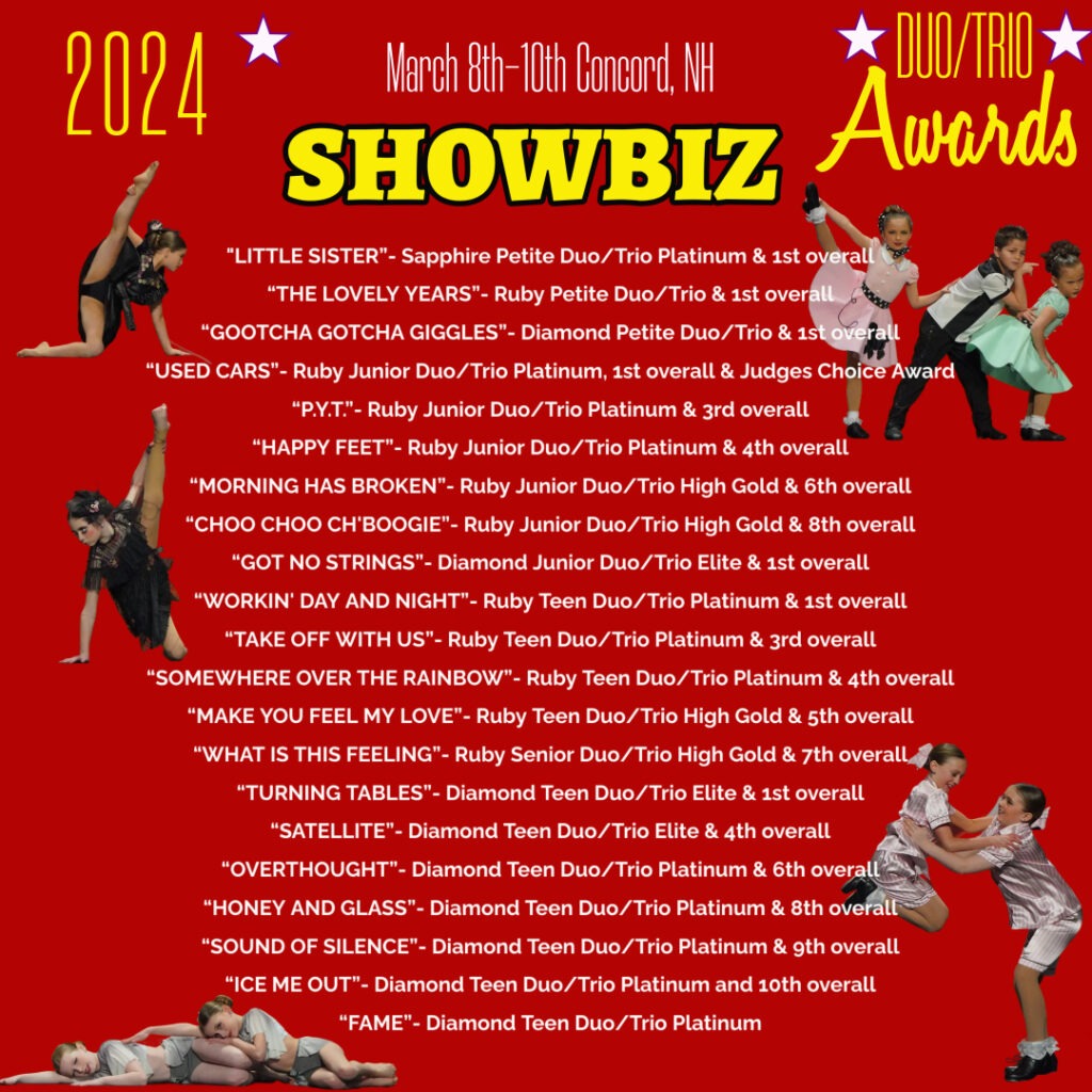 Showbiz duo-trio awards